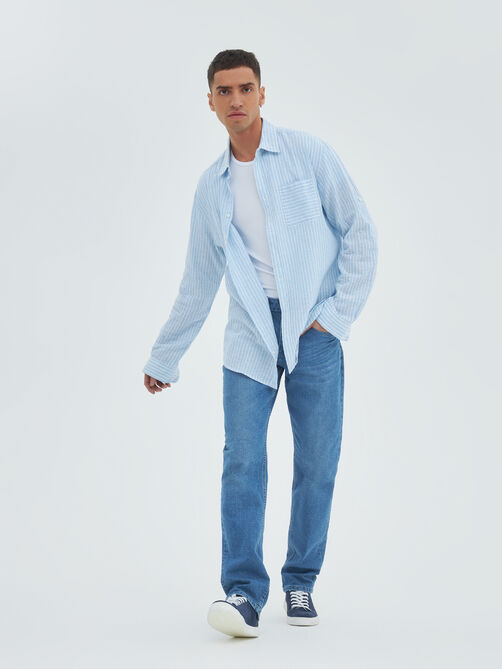 Фото 1 - Мужская рубашка I-RLCL41-1 