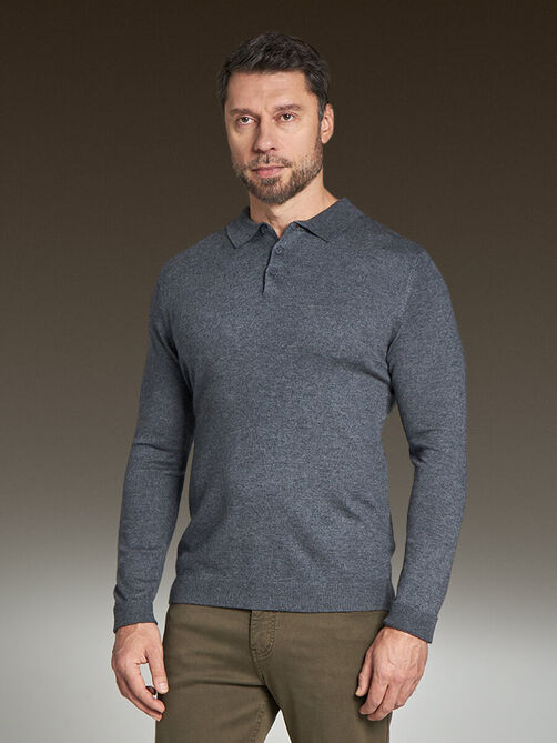 Фото 1 - Мужской джемпер поло CE-MP112-9 