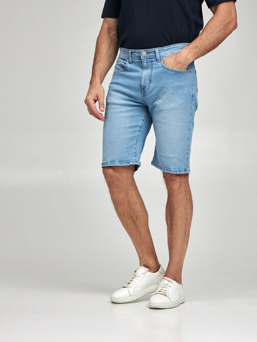 Фото 1 - Мужские джинсовые шорты, S-MSH142-5 