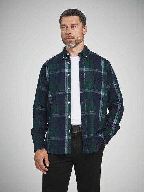 Фото 1 - Мужская рубашка I-RLC77-1 