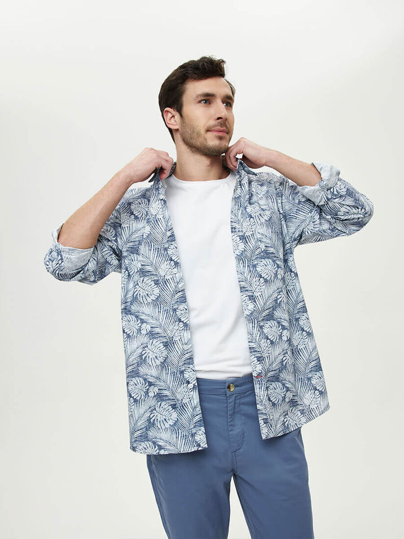 Фото 6 - Мужская рубашка I-RLC54 