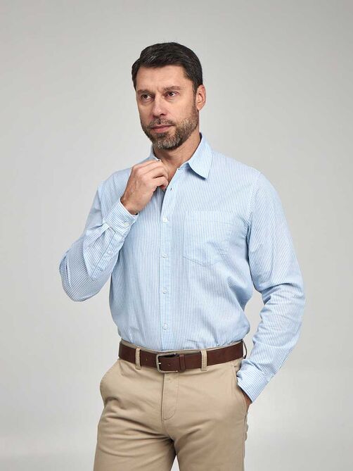 Фото 1 - Мужская рубашка I-RLC147 