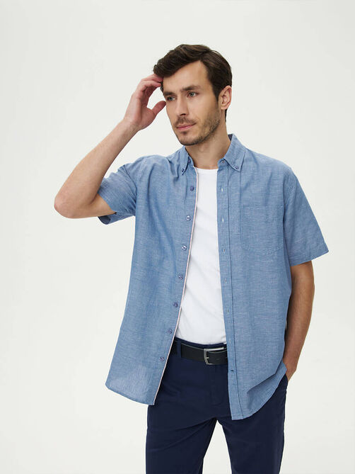 Фото 1 - Мужская рубашка I-RSCL39-4 