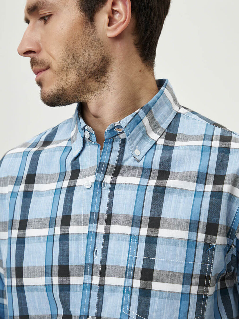 Фото 3 - Мужская рубашка I-RLC55-1 