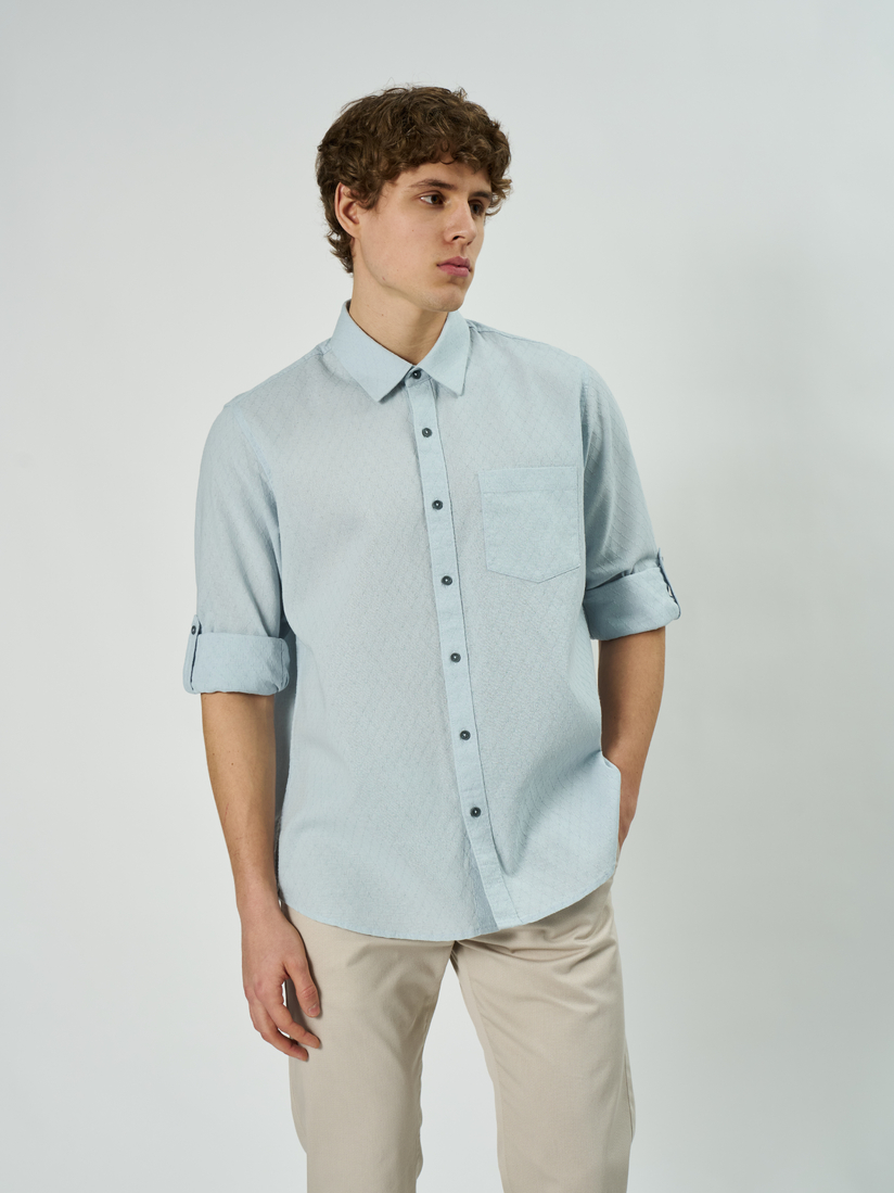 Фото 2 - Мужская рубашка, CL-RLC215-5 