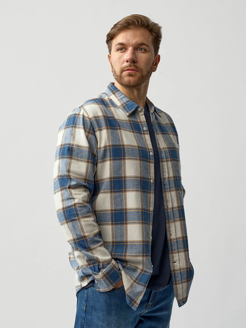 Фото 1 - Мужская рубашка, I-RLC161 