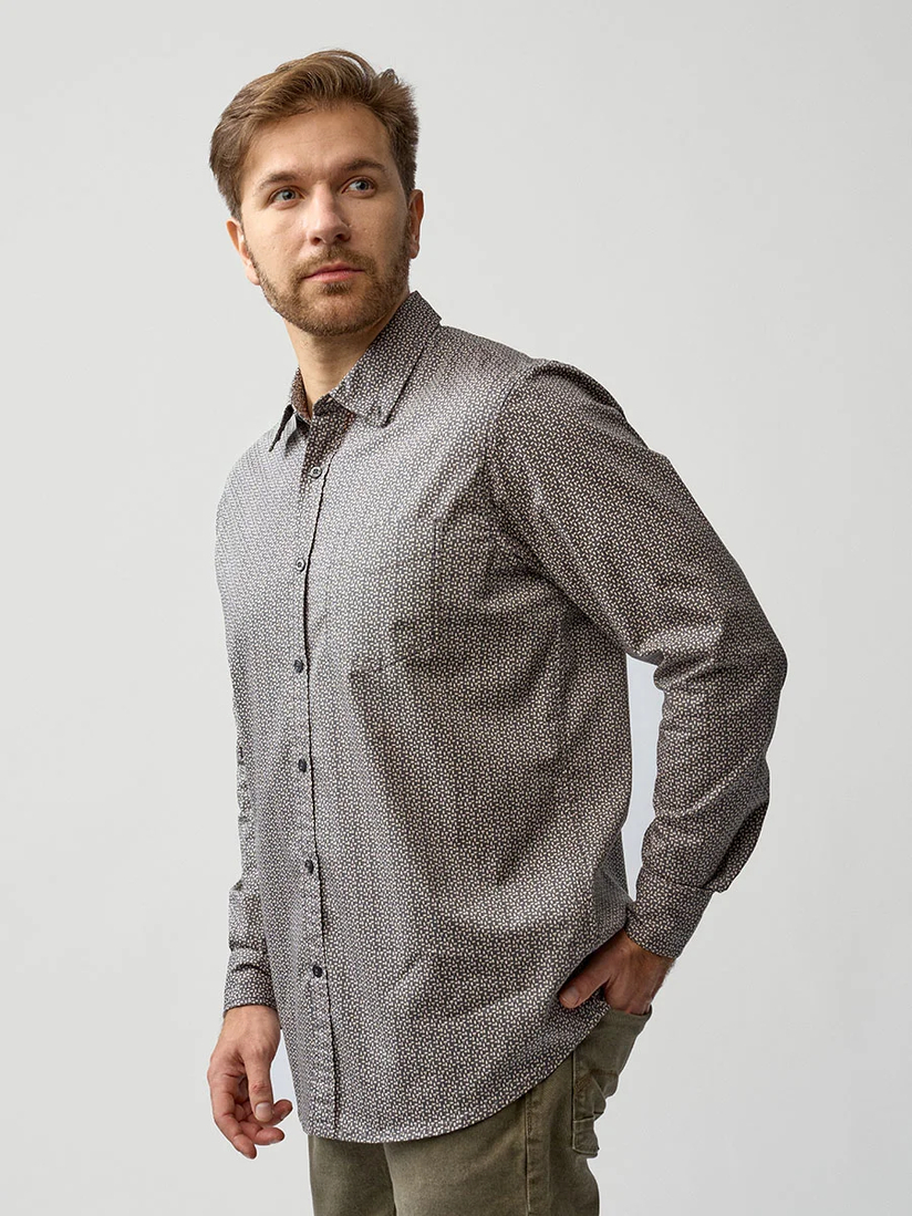 Фото 1 - Мужская рубашка, I-RLC164-1 