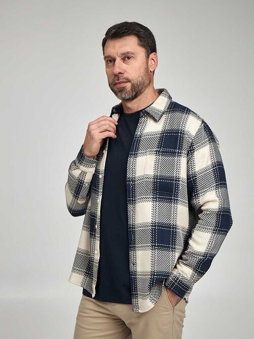 Фото 1 - Мужская рубашка I-RLC118 