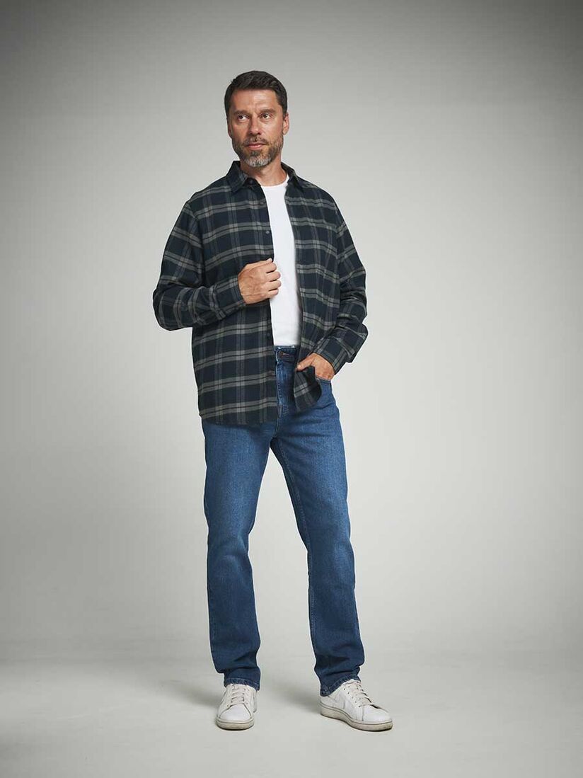 Фото 7 - Мужская рубашка I-RLC72-1 