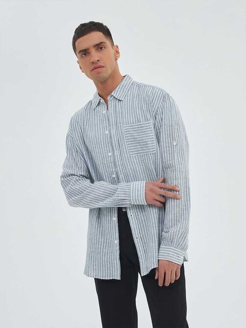 Фото 1 - Мужская рубашка I-RLCL41-2 