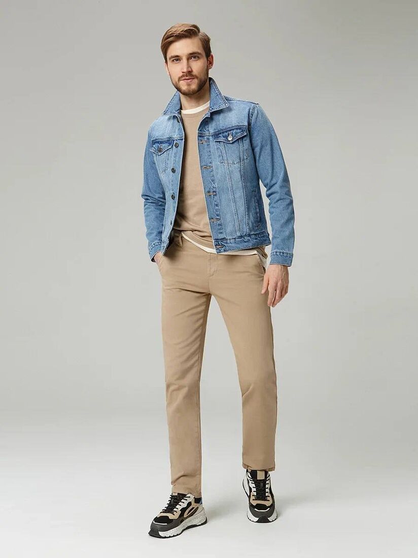 Фото 3 - Мужская джинсовая куртка MJCK035-4 