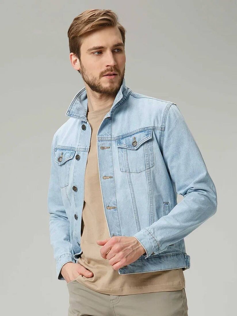 Фото 2 - Мужская джинсовая куртка MJCK035-1 