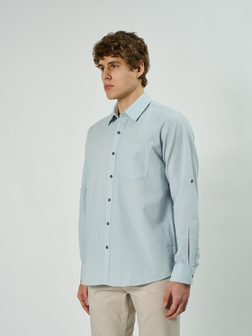 Фото 3 - Мужская рубашка, CL-RLC215-5 