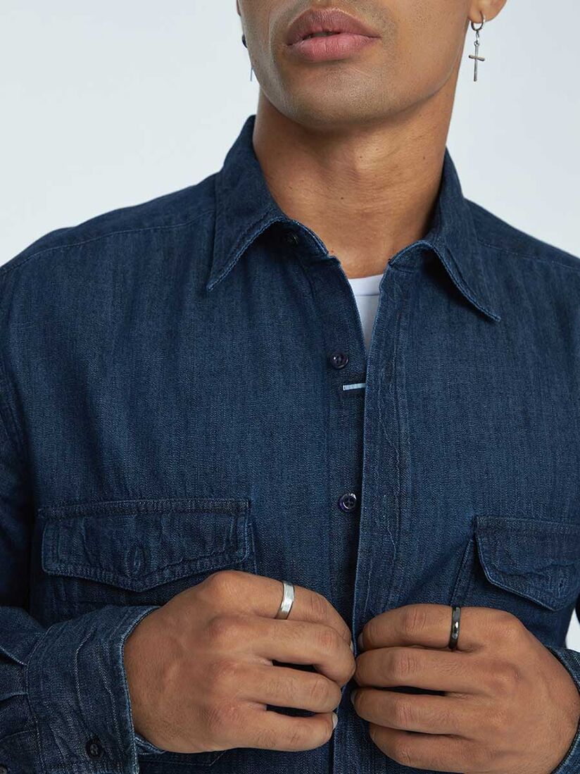 Фото 3 - Мужская рубашка I-RLD43-1 