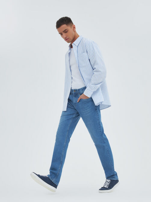 Фото 1 - Мужские брюки (джинсы), MV-MJV057 