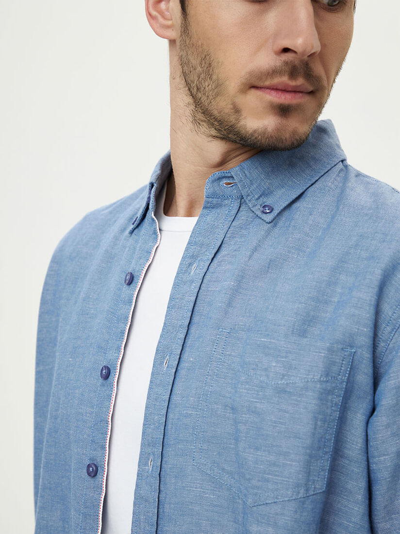 Фото 3 - Мужская рубашка I-RSCL39-4 