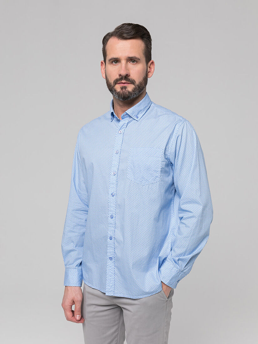 Фото 2 - Мужская рубашка I-RSCD05-1 