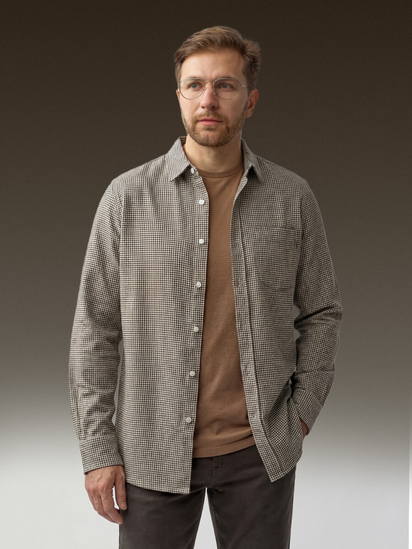 Фото 1 - Мужская рубашка, I-RLC153-1 