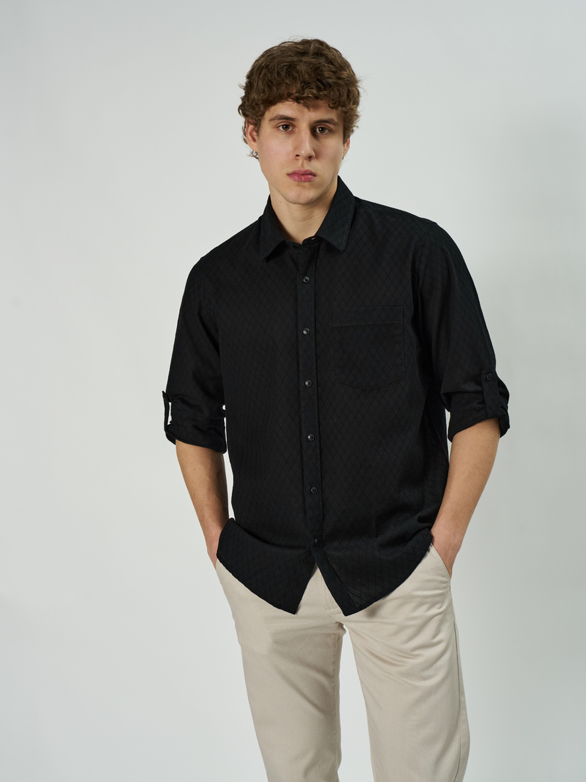 Фото 2 - Мужская рубашка, CL-RLC215-7 