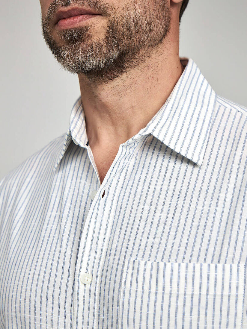 Фото 3 - Мужская рубашка I-RLC128 