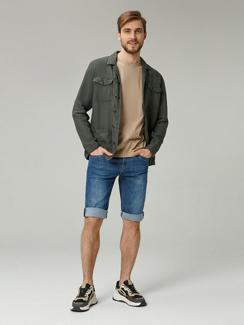 Фото 1 - Шорты мужские джинсовые MSV021 