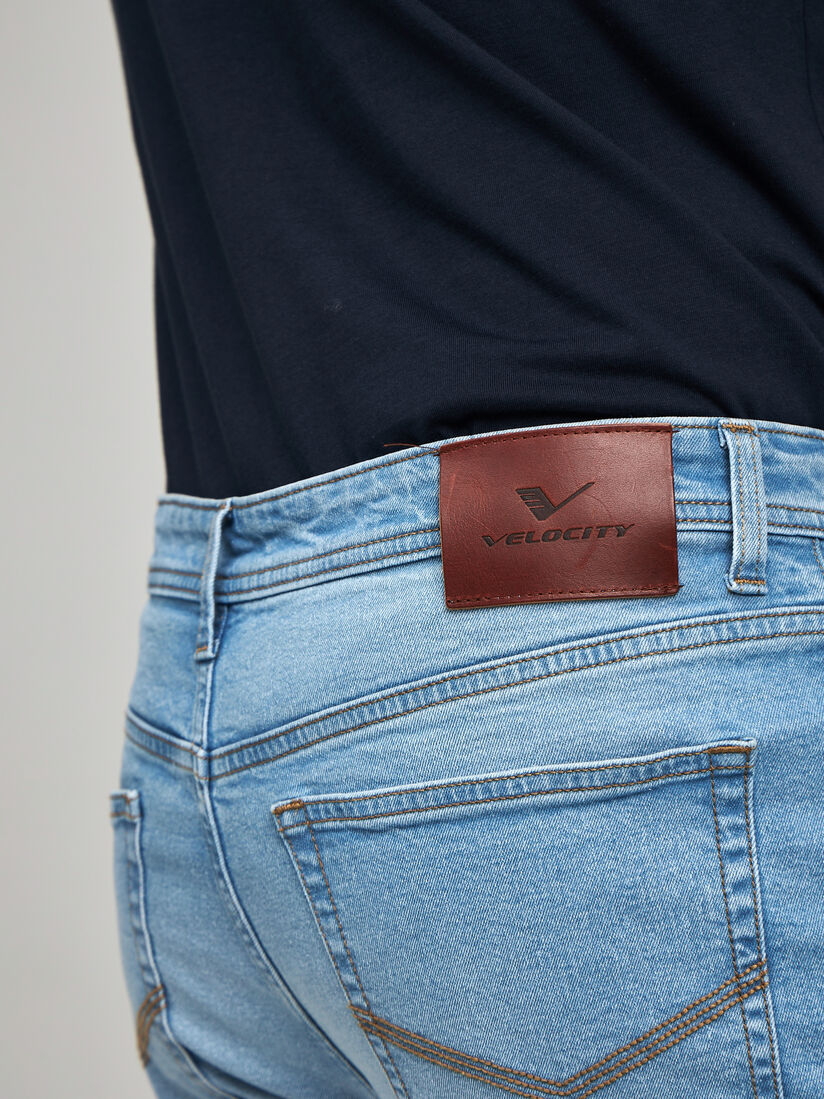 Фото 5 - Мужские джинсовые шорты, S-MSH142-5 