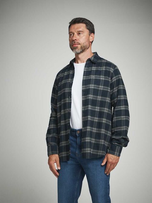 Фото 1 - Мужская рубашка I-RLC72-1 