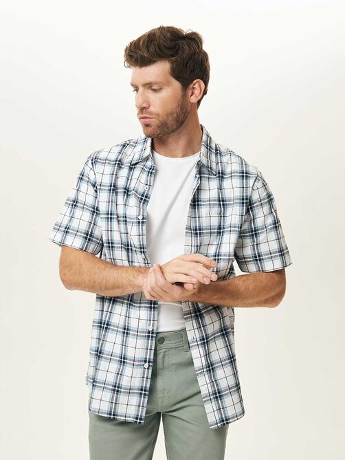 Фото 1 - Мужская рубашка I-RSC59-2 