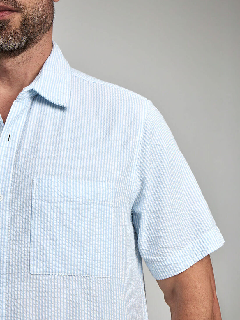 Фото 5 - Мужская рубашка I-RSC126-1 