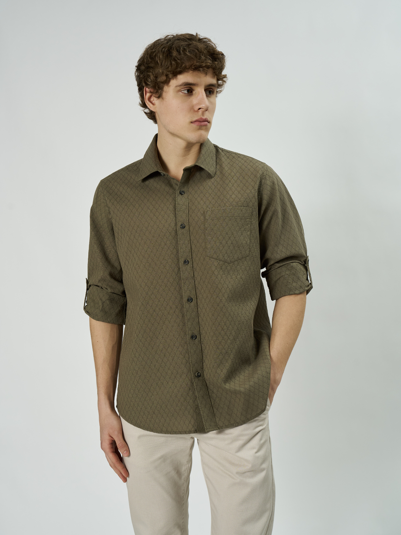 Фото 2 - Мужская рубашка, CL-RLC215-12 