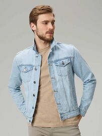 Фото 6 - Мужская джинсовая куртка MJCK035-1 