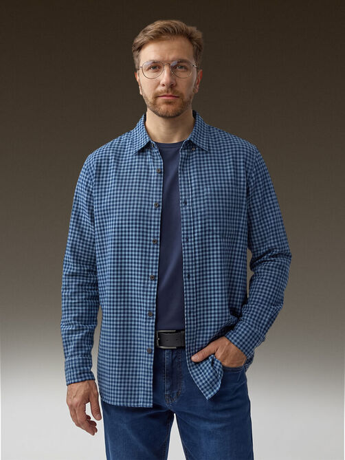 Фото 1 - Мужская рубашка, I-RLC162 