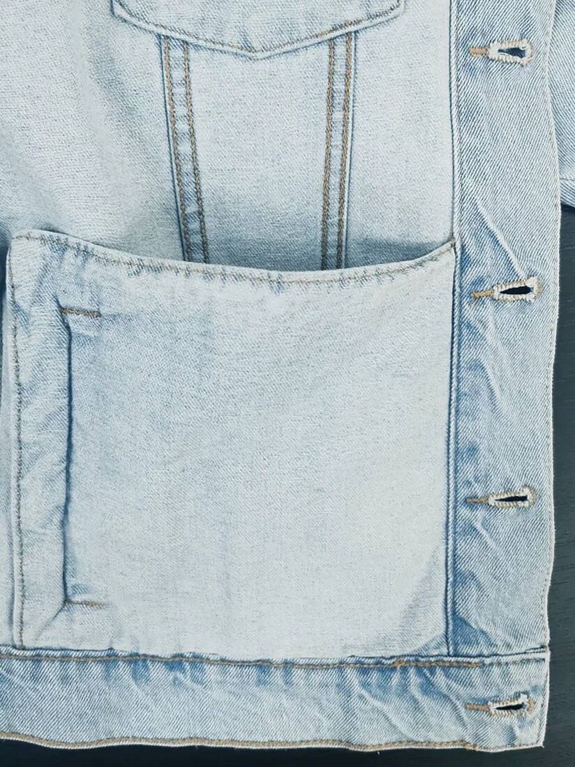 Фото 7 - Мужская джинсовая куртка MJCK035-1 