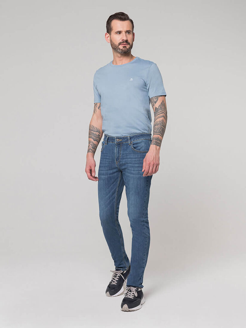 Мужские брюки (джинсы), MJV047-2 цвет Синий в Москве купить по цене5400руб. в интернет магазине Velocity