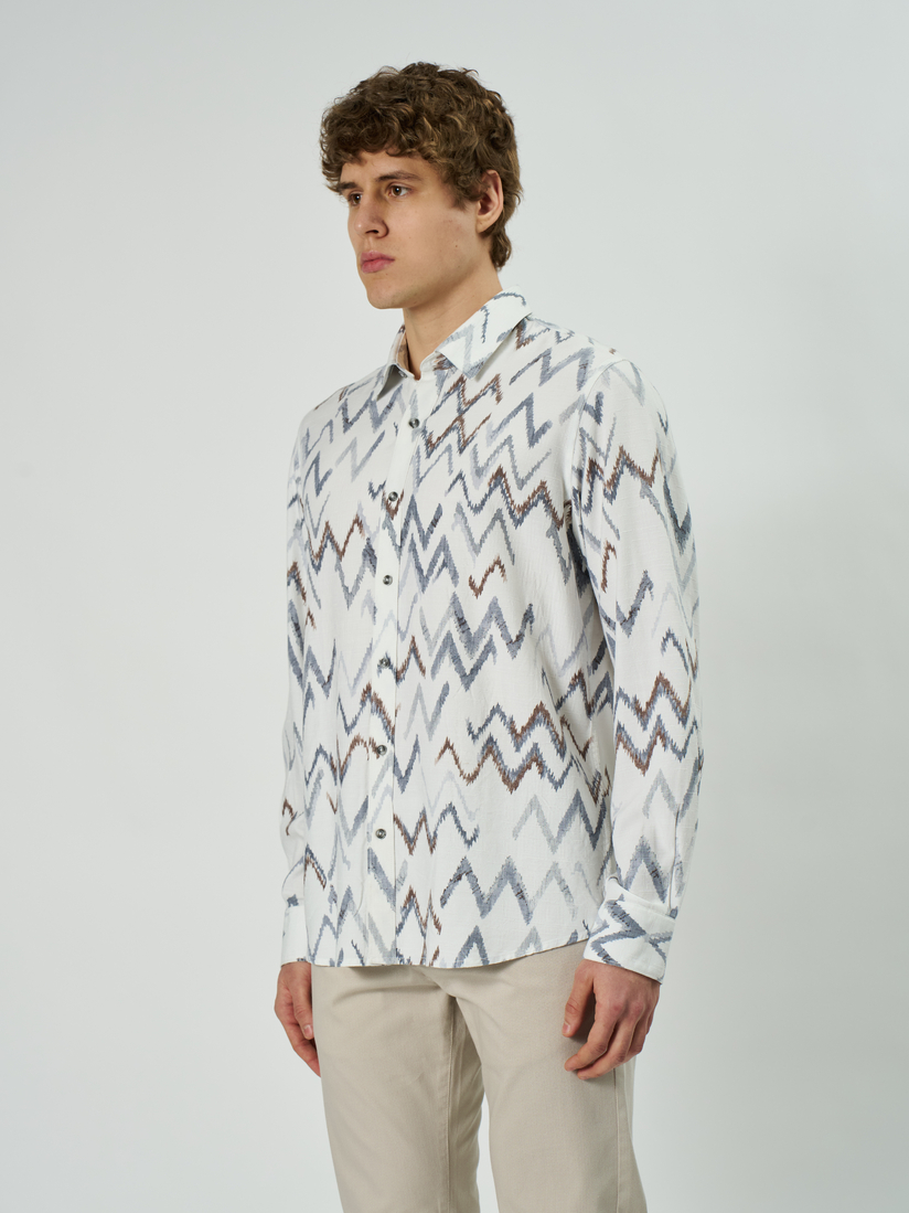 Фото 2 - Мужская рубашка, CL-RLR213 