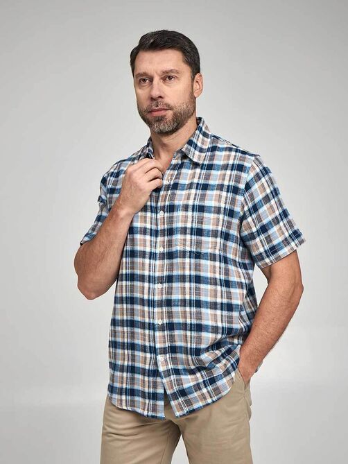 Фото 1 - Мужская рубашка I-RSC133-1 