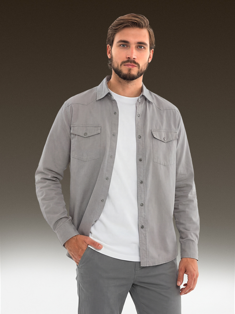 Фото 1 - Мужская рубашка, I-RTD31-9 