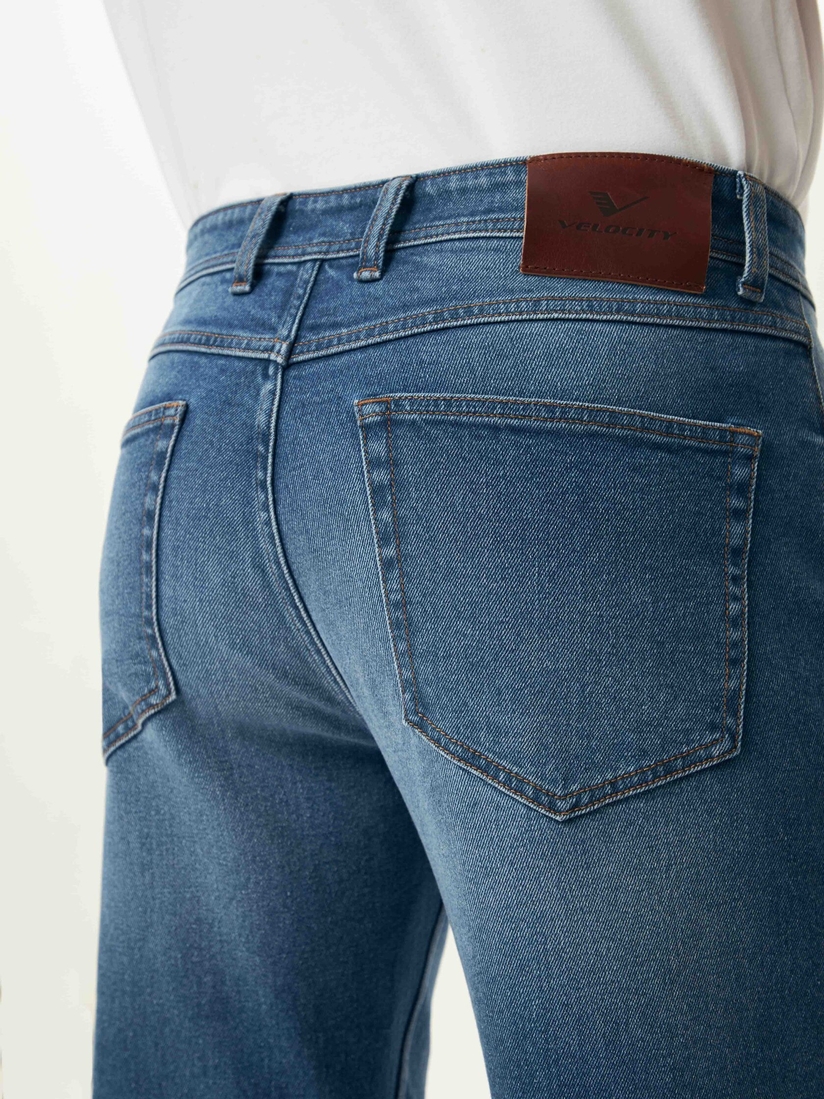 Фото 3 - Мужские брюки (джинсы), S-MJR086-4 