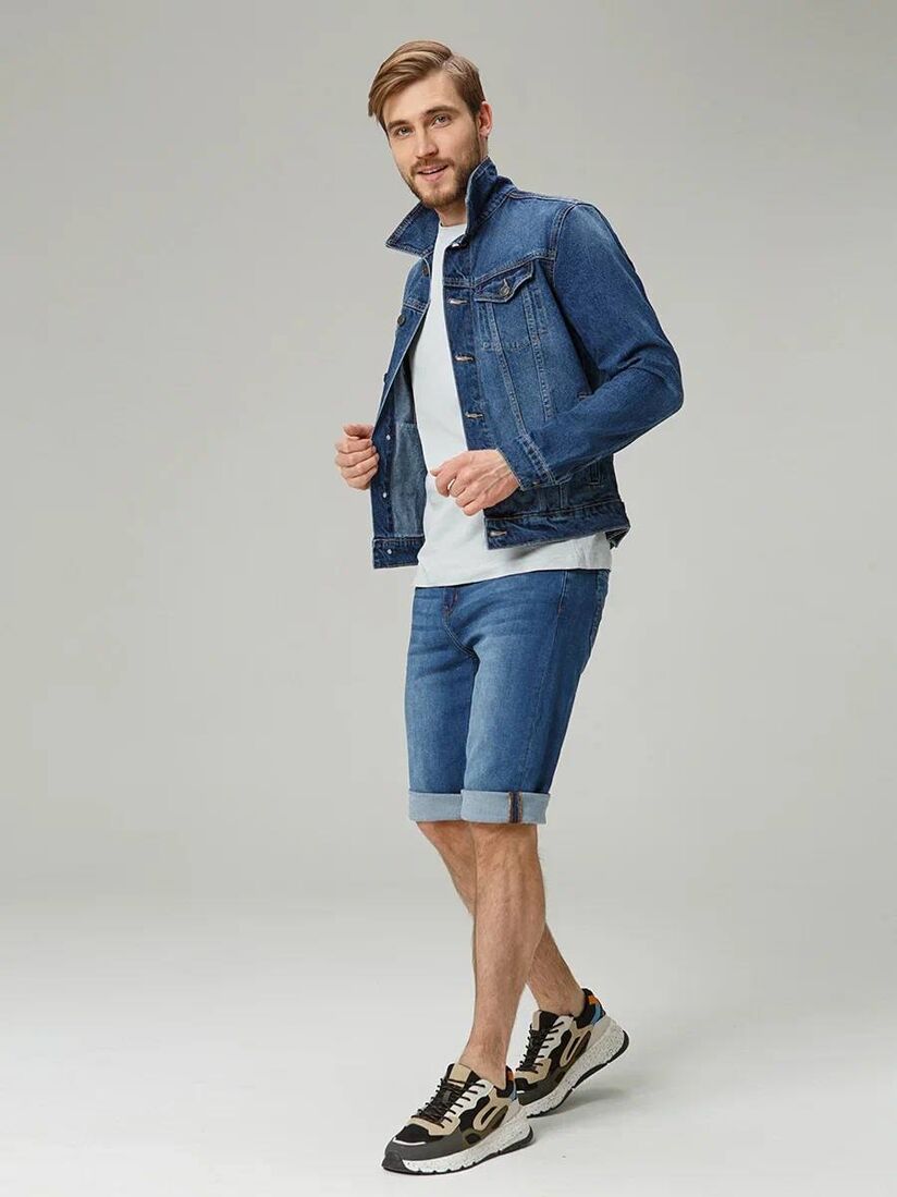 Фото 3 - Мужская джинсовая куртка MJCK035-2 