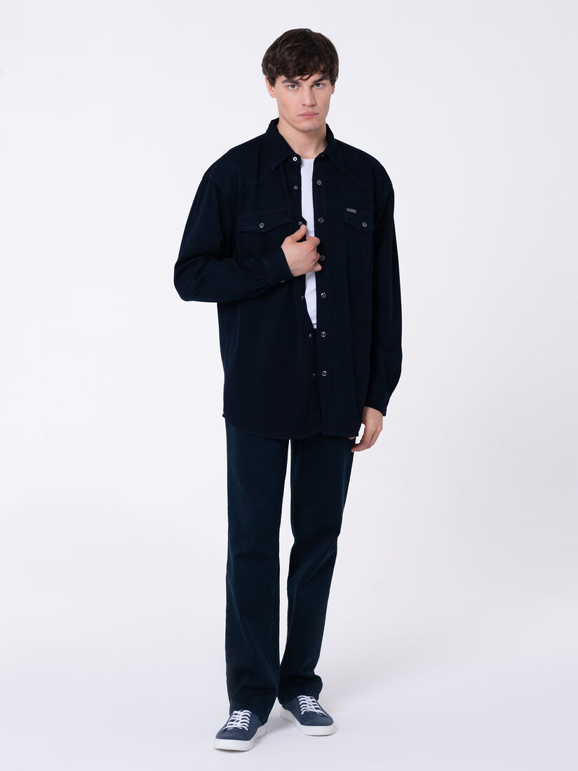 Фото 2 - Рубашки мужские VL 68-26 M-01 