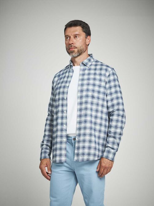 Фото 1 - Мужская рубашка I-RLC73 