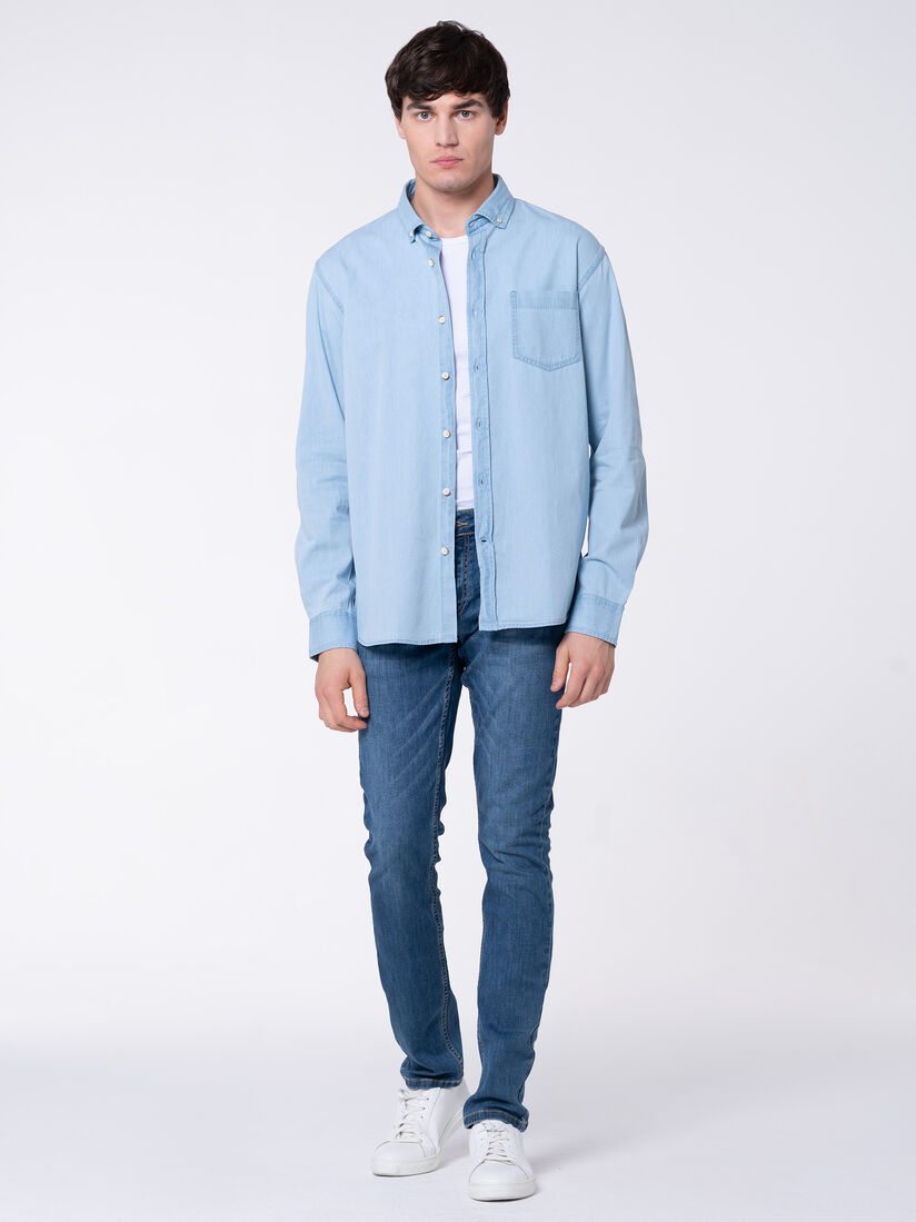 Фото 2 - Мужская рубашка I-RDD32-0 