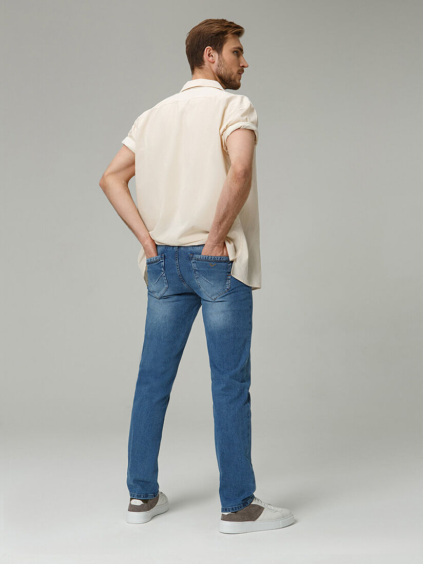 Фото 2 - Мужские брюки (джинсы) MJV032 