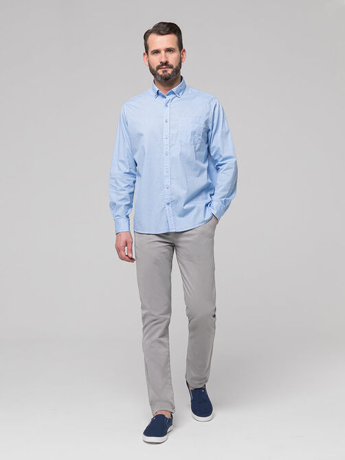 Фото 1 - Мужская рубашка I-RSCD05-1 