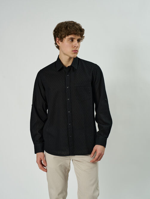 Фото 1 - Мужская рубашка, CL-RLC215-7 