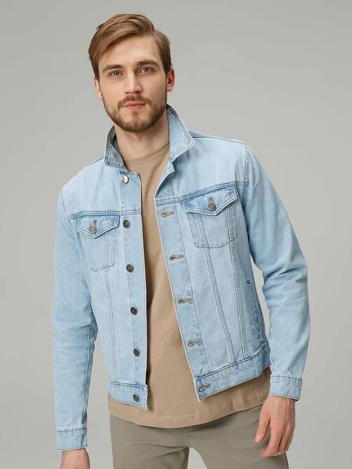 Фото 1 - Мужская джинсовая куртка MJCK035-1 