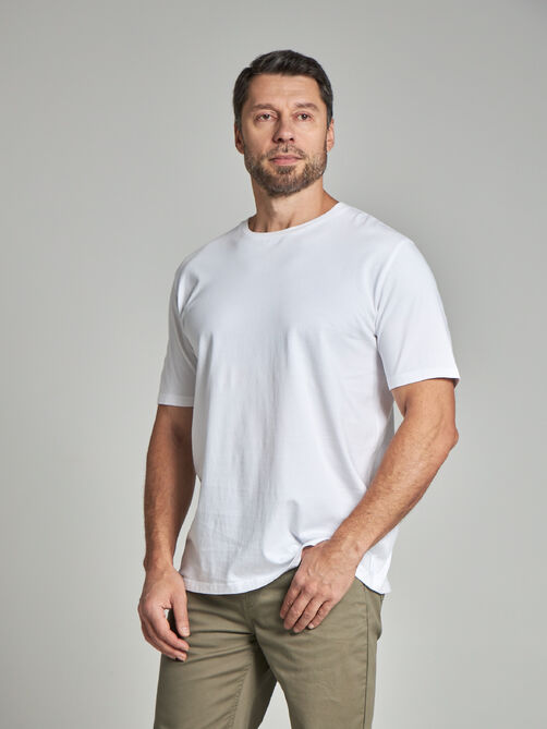 Фото 1 - Мужская футболка RB-MF02-10 