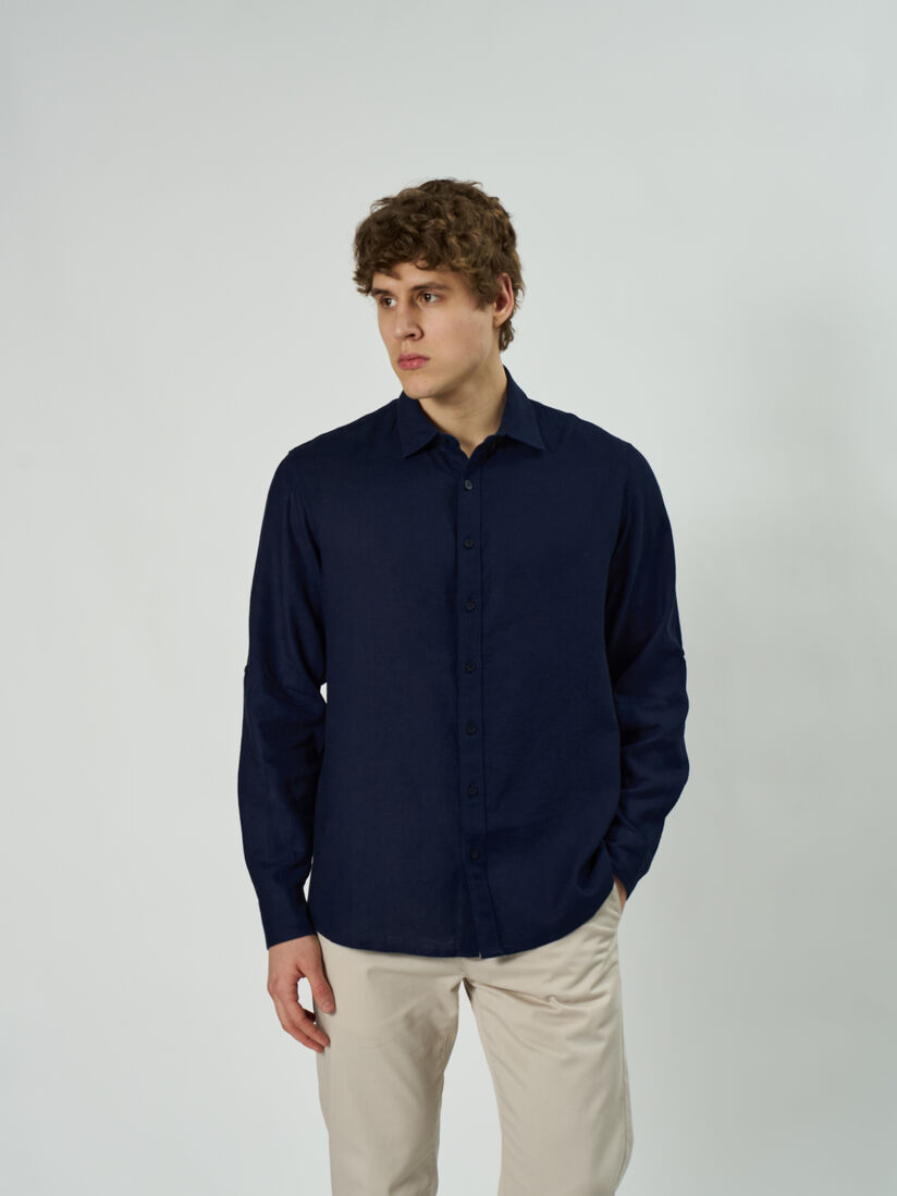 Фото 1 - Мужская рубашка PG-RLLR235-1 