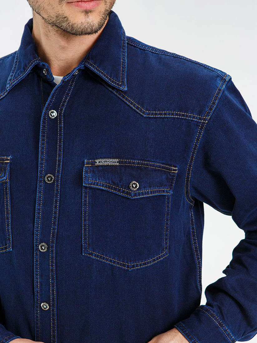 Фото 5 - Рубашки мужские VL 68-V26 M-01 