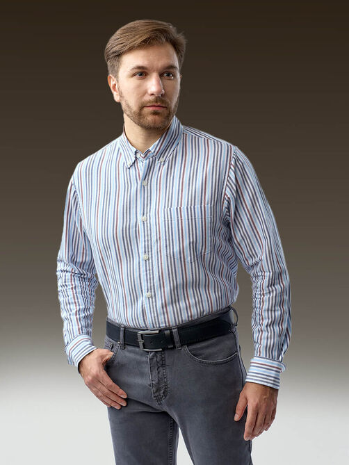 Фото 1 - Мужская рубашка, I-RLC163 